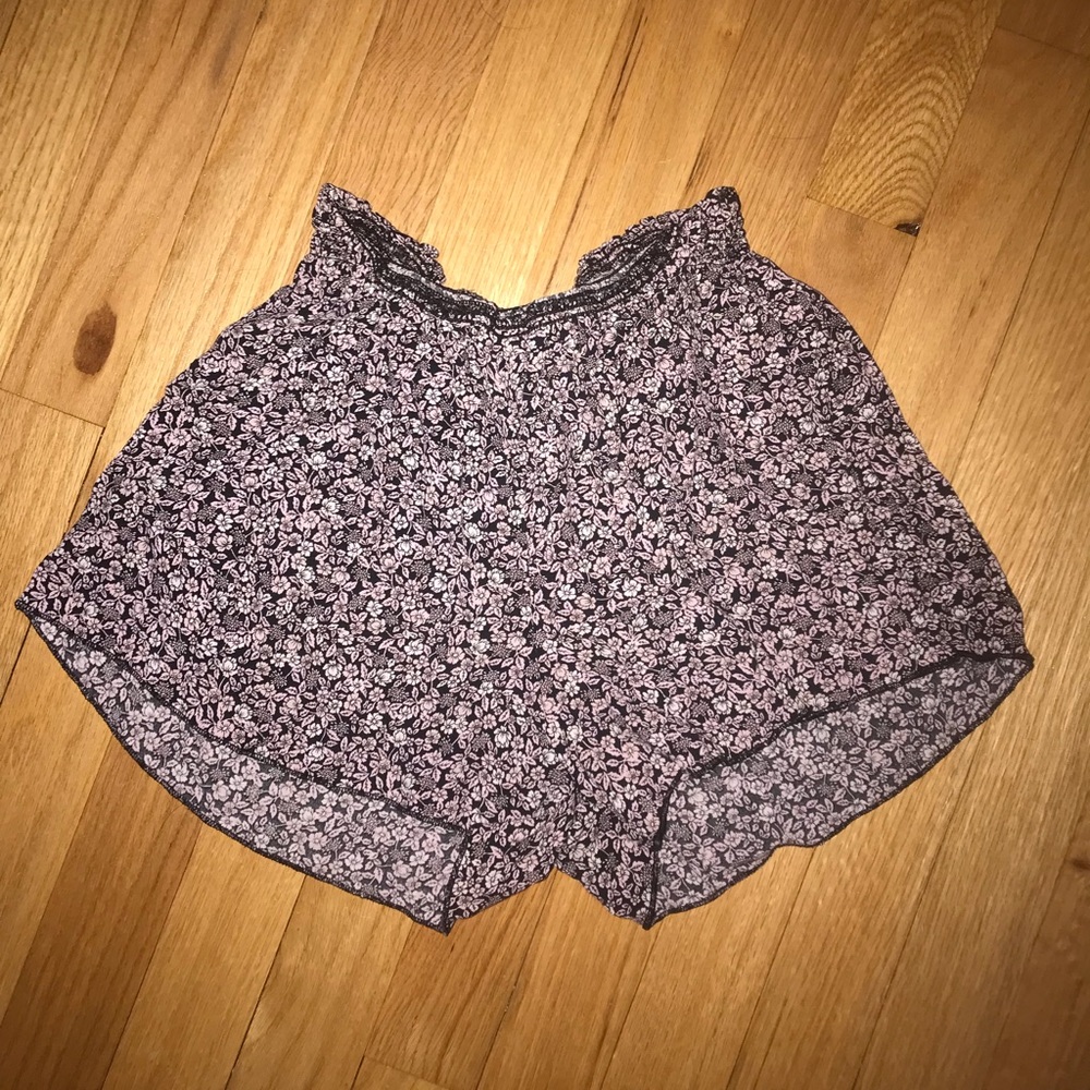 Floral, Flowy Shorts